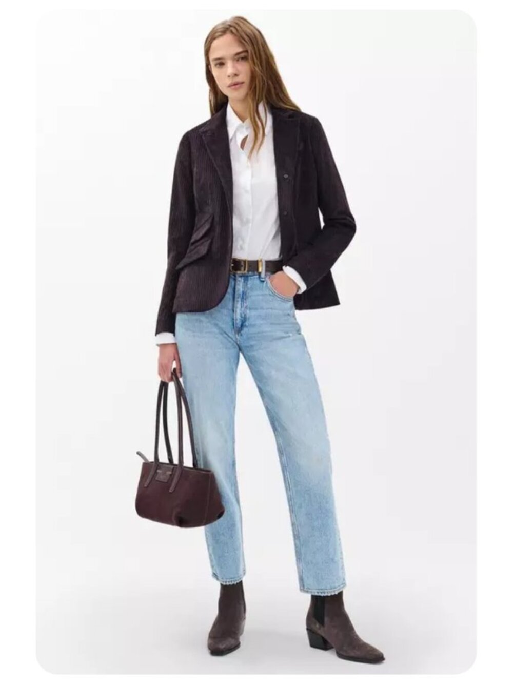 Rag & Bone Harlow Ankle Straight Vintage Stretch Denim Jeans sz 29